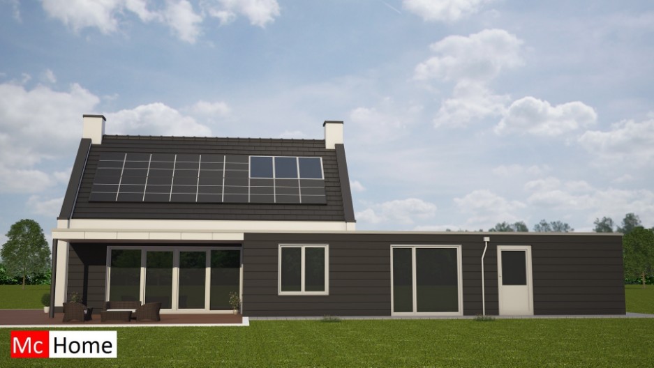 mc-home.nl K47 energieneutrale klassieke woning gelijkvloers wonen staalframebouw