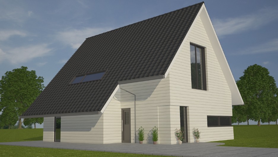 www.ATLANTA-mbs.com  LH 17 moderne woning in landelijke stijl overstekken duurzaam en energieneutraal gebouwd 