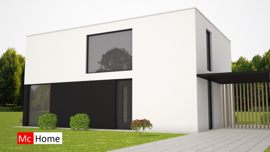 Betaalbare moderne energieneutrale woningen van Mc-Home ge bouwd met staalframebouw M247