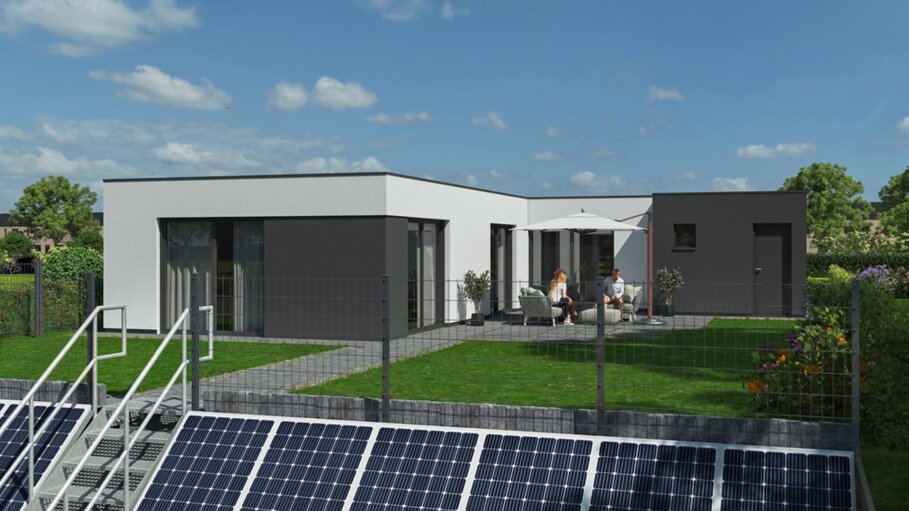 Bouwkavel met bouwvergunning bungalow zevenbergen Huizersdijk 