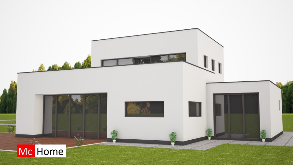 Gelijkvloerse woning met gastenverdieping kleine verdieping Moderne uitvoering Mc-Home M232