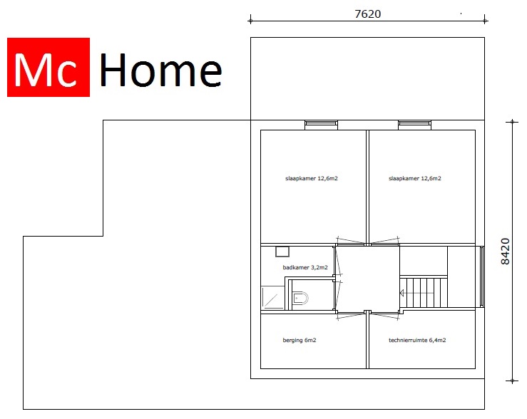 Goedkopere en betere manier  bouwen moderne gelijksvloerse woning met gastenverdieping M255