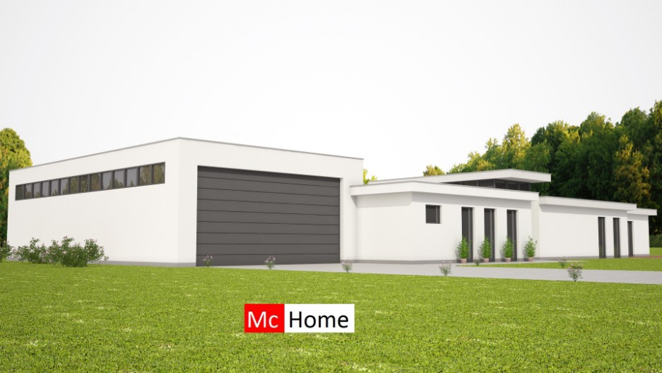 Grote bungalow met ruimte voor werkplaats hobby dubbele garage Energieneutraal Mc-Home B47