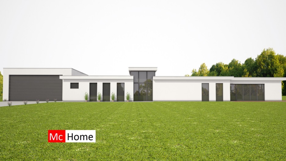 Grote bungalow met ruimte voor werkplaats hobby dubbele garage Energieneutraal Mc-Home B47