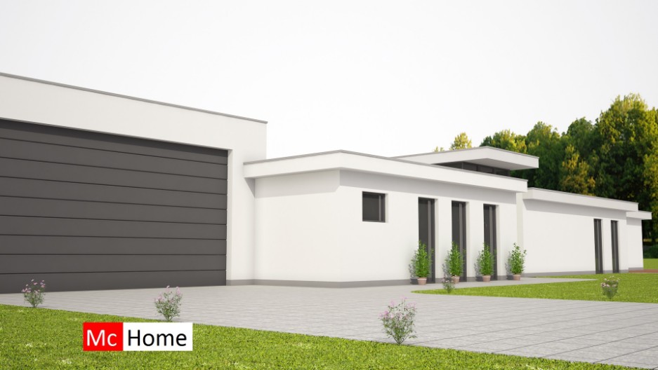 Grote bungalow met ruimte voor werkplaats hobby dubbele garage Energieneutraal Mc-Home B47