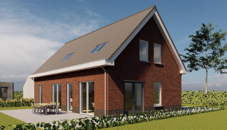 K 153 traditioneel klassiek ontwerp woning met kap en aanbouw K 153 traditioneel klassiek ontwerp woning met kap en aanbouw