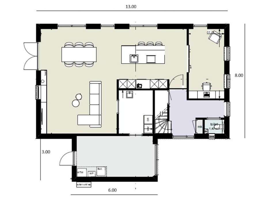 K 153 traditioneel klassiek ontwerp woning met kap en aanbouw K 153 traditioneel klassiek ontwerp woning met kap en aanbouw