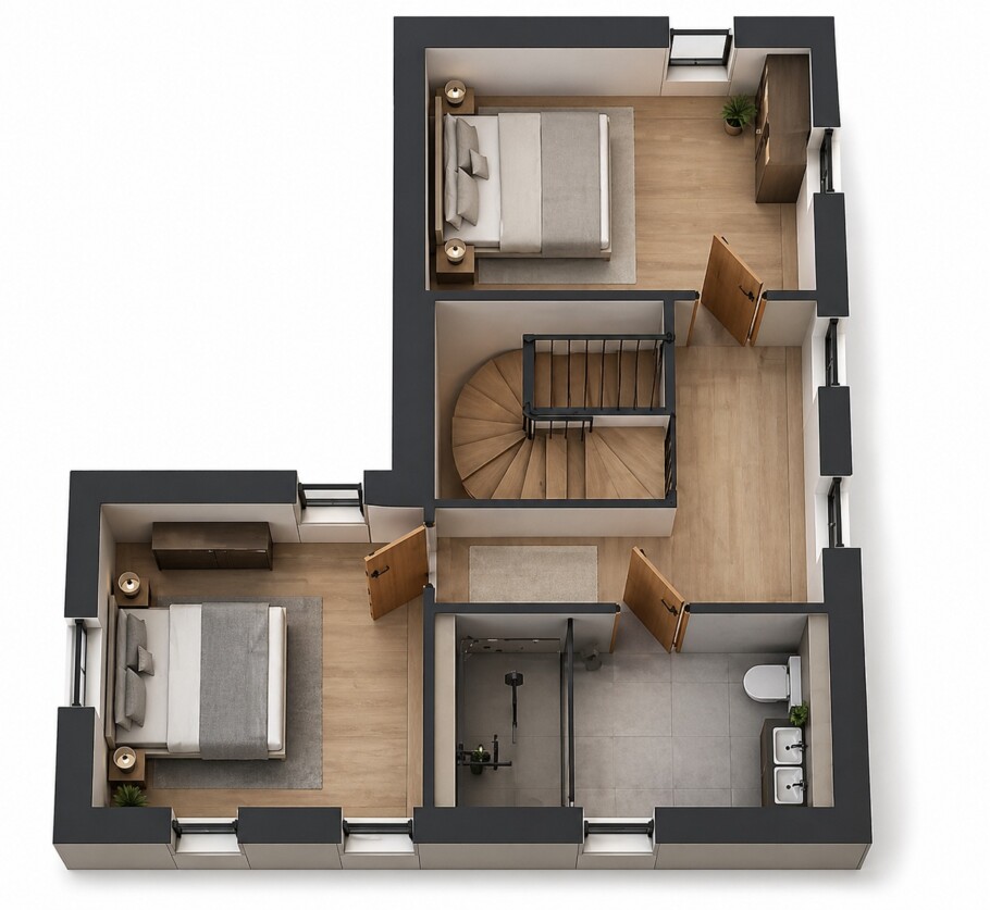 Mc-Home M394 Interieur 3D