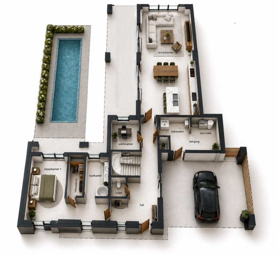 Mc-Home M394 Interieur 3D