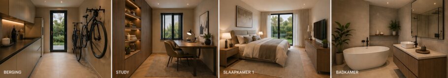 McHome.nl M407 interieur renders woonkamer eetkeuken