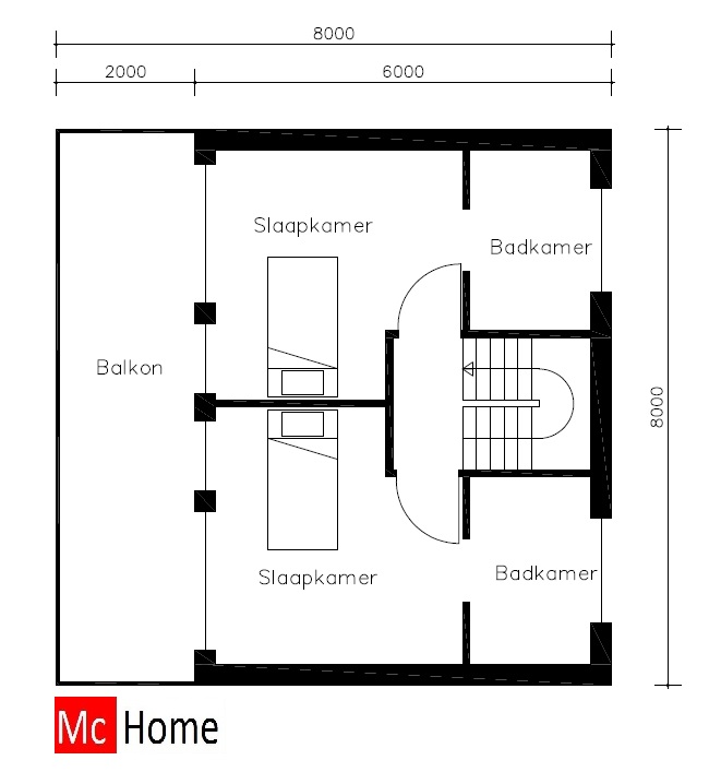 Moderne bungalow levensloopbestendige woning bouwen met veel glas energieneutraal in staalframebouw mc-home.nl B77 