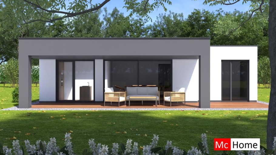 Mc-Home B151 bungalow bouwen staalframe Staalframebouw Nederland