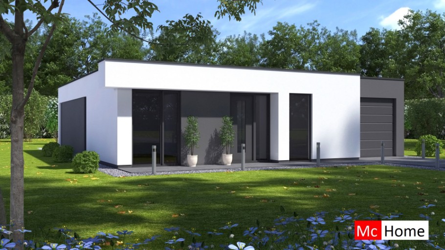Mc-Home B151 bungalow bouwen staalframe Staalframebouw Nederland