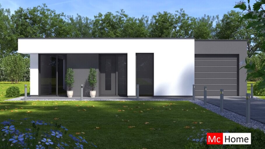 Mc-Home B151 bungalow bouwen staalframe Staalframebouw Nederland