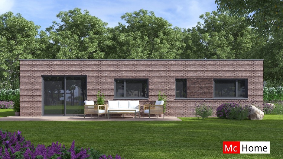 Mc-Home B163 v1 efficient moderne bungalowserie met plat dak ATLANTA MBS STAALFRAMEBOUW Mc-Home B163 v1 efficient moderne bungalowserie met plat dak ATLANTA MBS STAALFRAMEBOUW