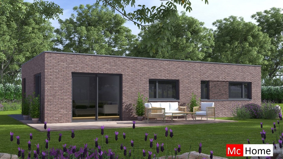 Mc-Home B163 v1 efficient moderne bungalowserie met plat dak ATLANTA MBS STAALFRAMEBOUW Mc-Home B163 v1 efficient moderne bungalowserie met plat dak ATLANTA MBS STAALFRAMEBOUW