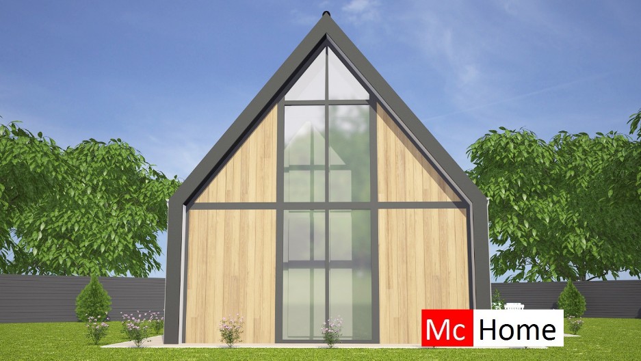 Mc-Home K 121 moderne Schuurwoning ATLANTA MBS Staalframebouw