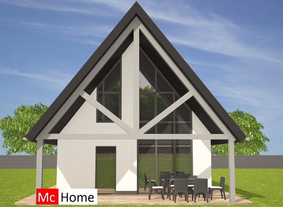 Mc-Home K116 klassiek moderne schuurwoning staalframe energieneutraal passief