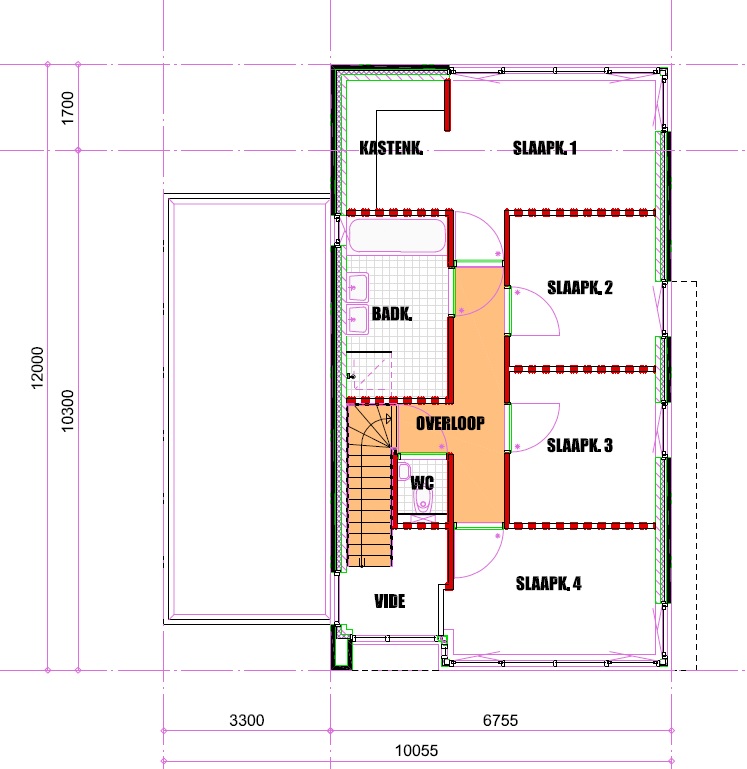 Mc-Home M 364 moderne kubistische woning met garage