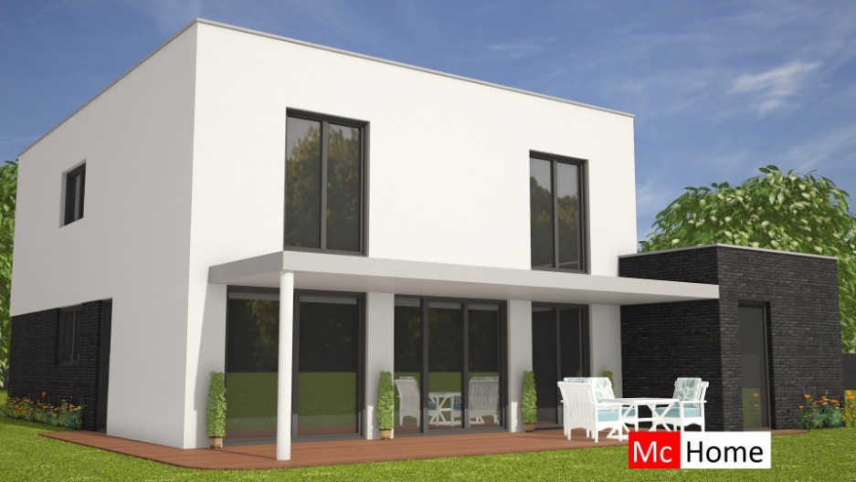 Mc-Home M339 moderne kubistische woning energieneutraal onderhoudsvrij 