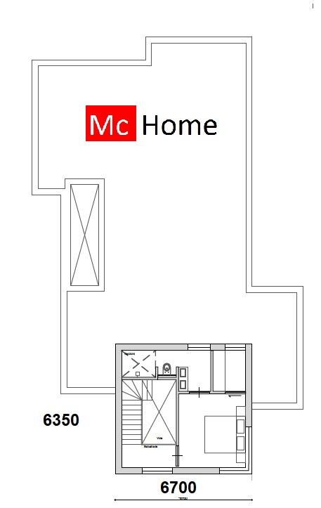Mc-Home M347 moderne levensloopbestendige kubistische woning staalframebouw