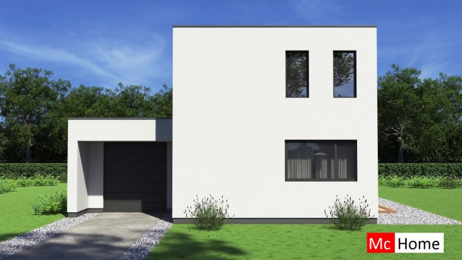Mc-Home M378 levensloopbestendige woning met verdieping vanaf 250.000 euro ATLANTA staalframe 