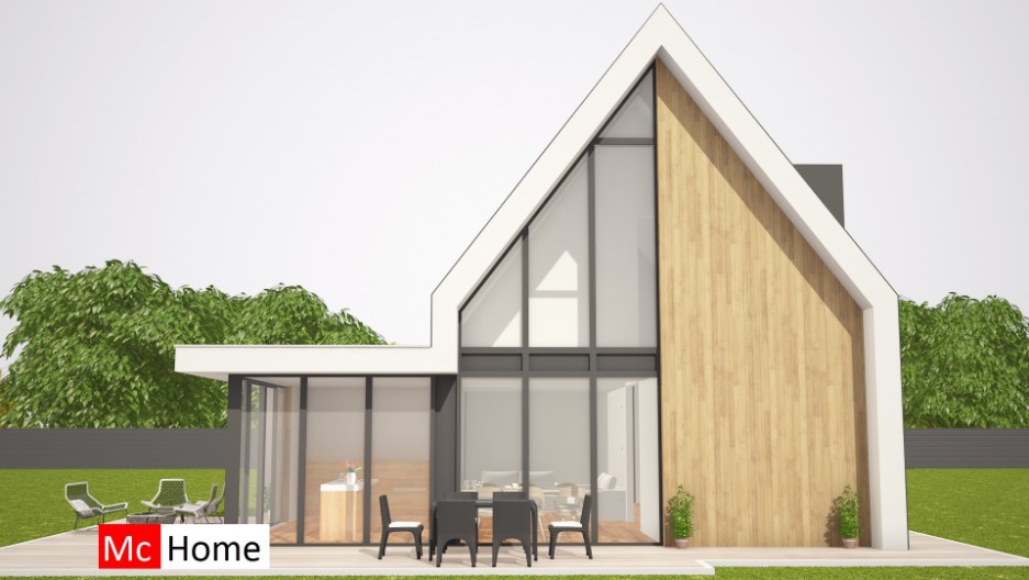 Mc-Home Moderne Schuurwoning K117 staalframebouwwijze energieneutraal