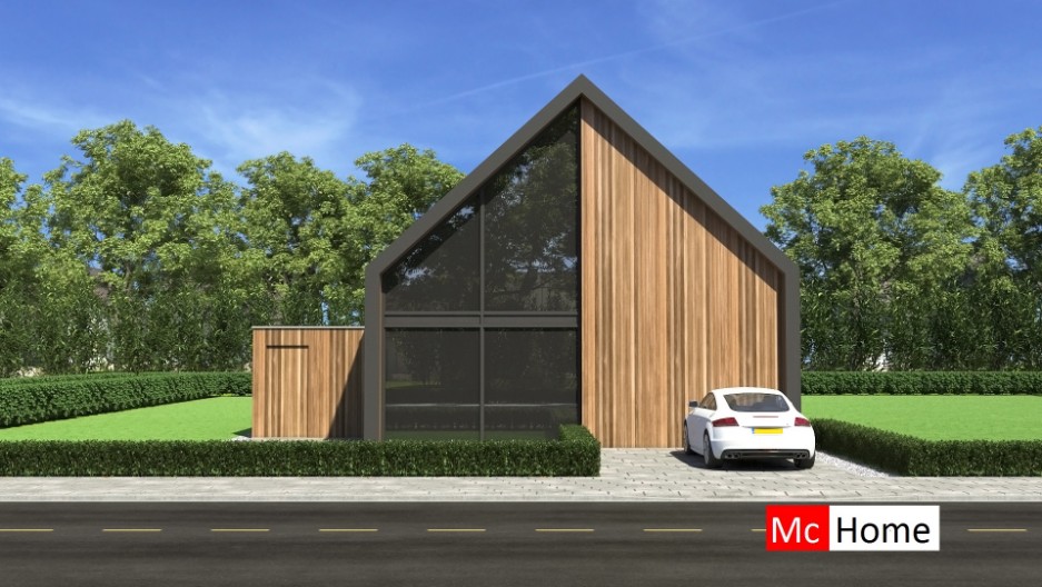 Mc-Home Schuurwoning K129 PREFAB bouw met Atlanta MBS staalframe