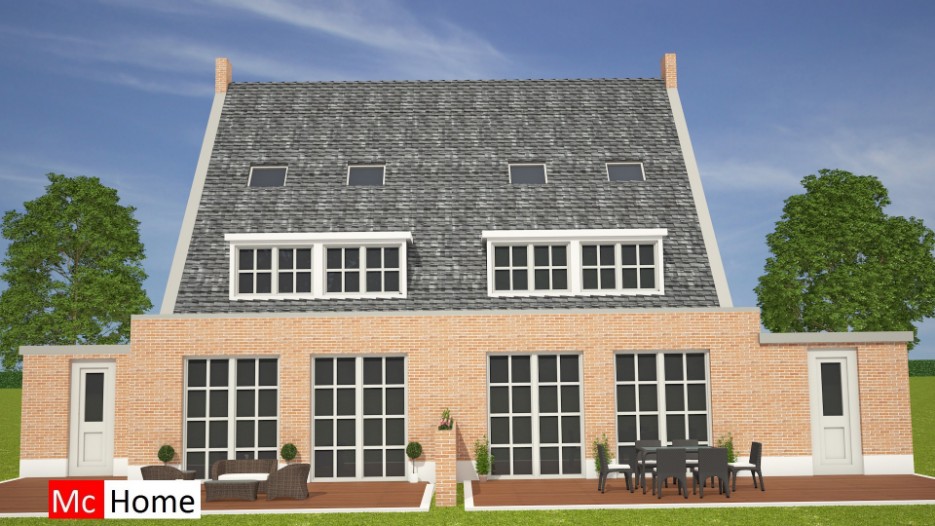 Mc-Home Staalframebouw 2-onder-1-kap TK 35 energiearme uitvoering goedkoper en beter bouwen Mc-Home Staalframebouw 2-onder-1-kap TK 35 energiearme uitvoering goedkoper en beter bouwen