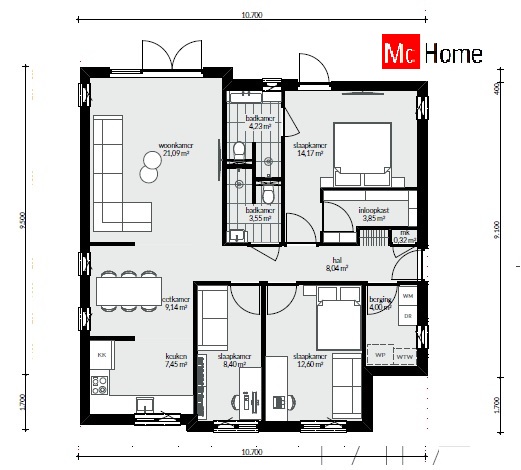 Mc-Home bungalow B61 (1) Mc-Home bungalow B61 (1)