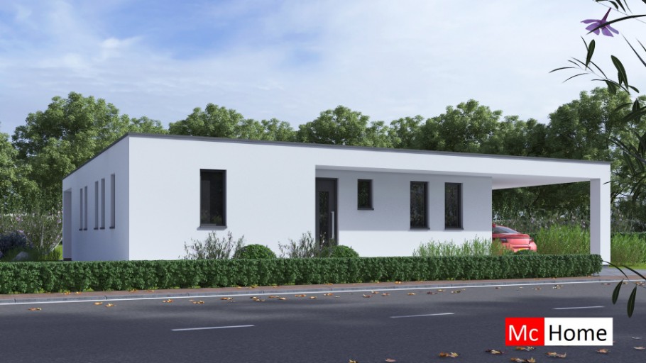 Mc-Home bungalow levensloopbestendige woning B166 Staalframebouw Nederland