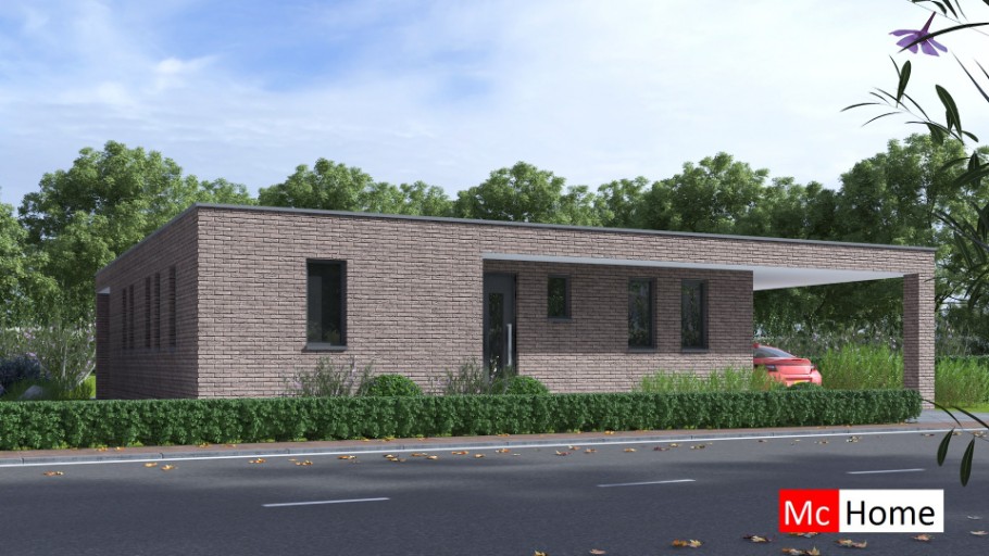 Mc-Home bungalow levensloopbestendige woning B166 Staalframebouw Nederland