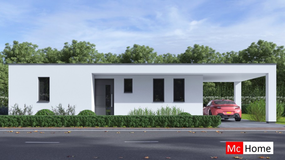 Mc-Home bungalow levensloopbestendige woning B166 Staalframebouw Nederland