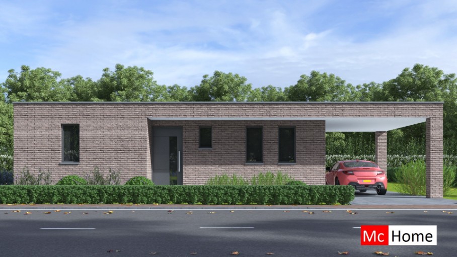 Mc-Home bungalow levensloopbestendige woning B166 Staalframebouw Nederland