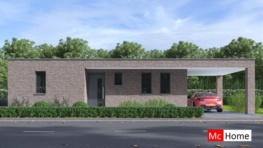 Mc-Home bungalow levensloopbestendige woning B166 Staalframebouw Nederland