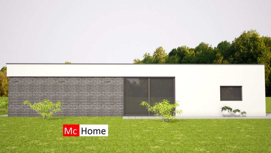 Mc-Home bungalow tye B91 levensloopbestendig onderhoudsarm energieneutraal staalframebouw 