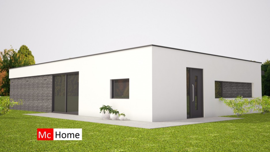 Mc-Home bungalow tye B91 levensloopbestendig onderhoudsarm energieneutraal staalframebouw 