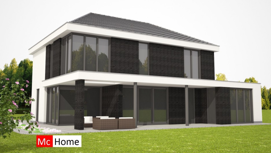 Mc-Home mooie strakke moderne  woning met overdekt terras M308 v1