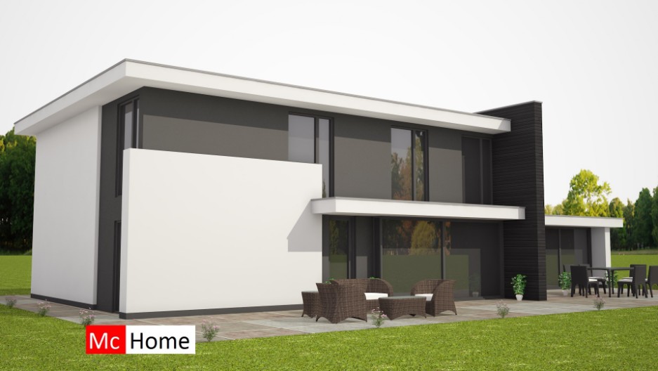 Mc-Home moderne BAUHAUS geinspireerde woning energieneutraal M267