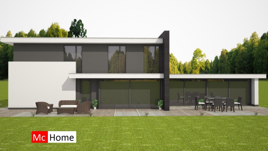 Mc-Home moderne BAUHAUS geinspireerde woning energieneutraal M267