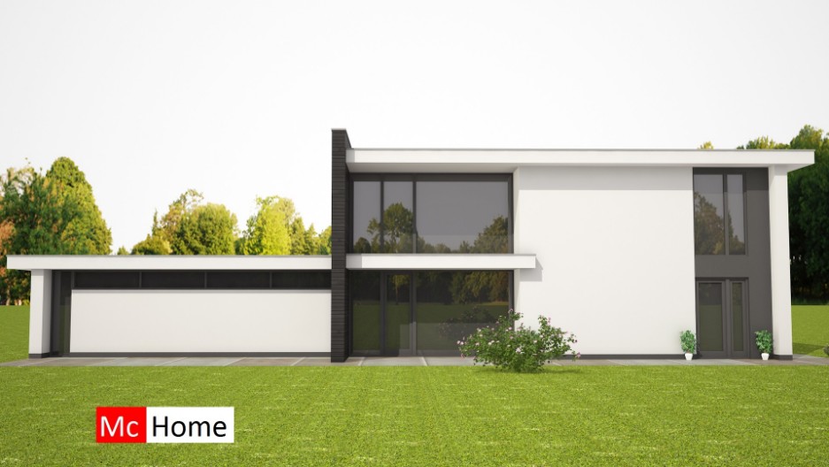 Mc-Home moderne BAUHAUS geinspireerde woning energieneutraal M267