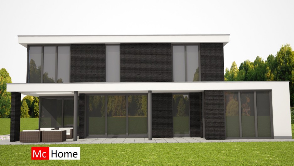 Mc-Home mooie strakke moderne  woning met overdekt terras M308 v1