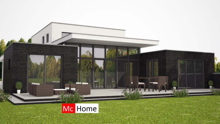 Mc-Home ontwerp M301 levensloopbestendige bungalow met gastenverdieping staalframebouw