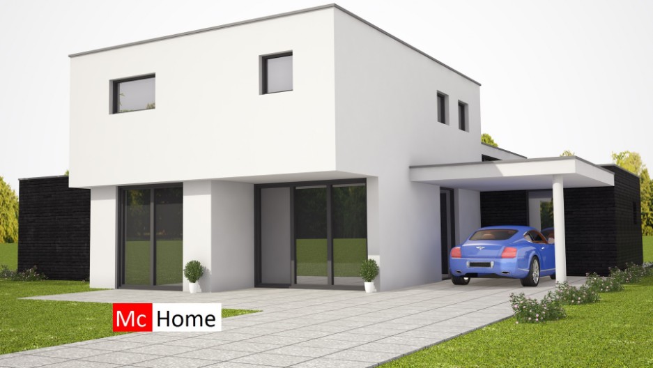 Mc-Home ontwerp M301 levensloopbestendige bungalow met gastenverdieping staalframebouw