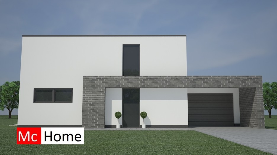 Mc-Home project M71 moderne kubistische woning energieneutraal duurzaam bouwwijze staalframebouw Mc-Home project M71 moderne kubistische woning energieneutraal duurzaam bouwwijze staalframebouw