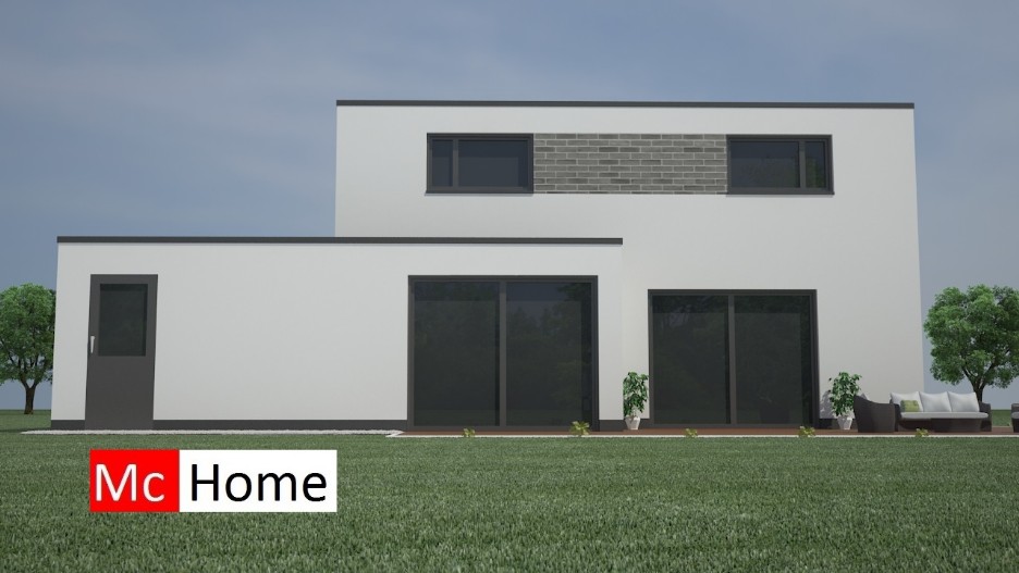Mc-Home project M71 moderne kubistische woning energieneutraal duurzaam bouwwijze staalframebouw Mc-Home project M71 moderne kubistische woning energieneutraal duurzaam bouwwijze staalframebouw