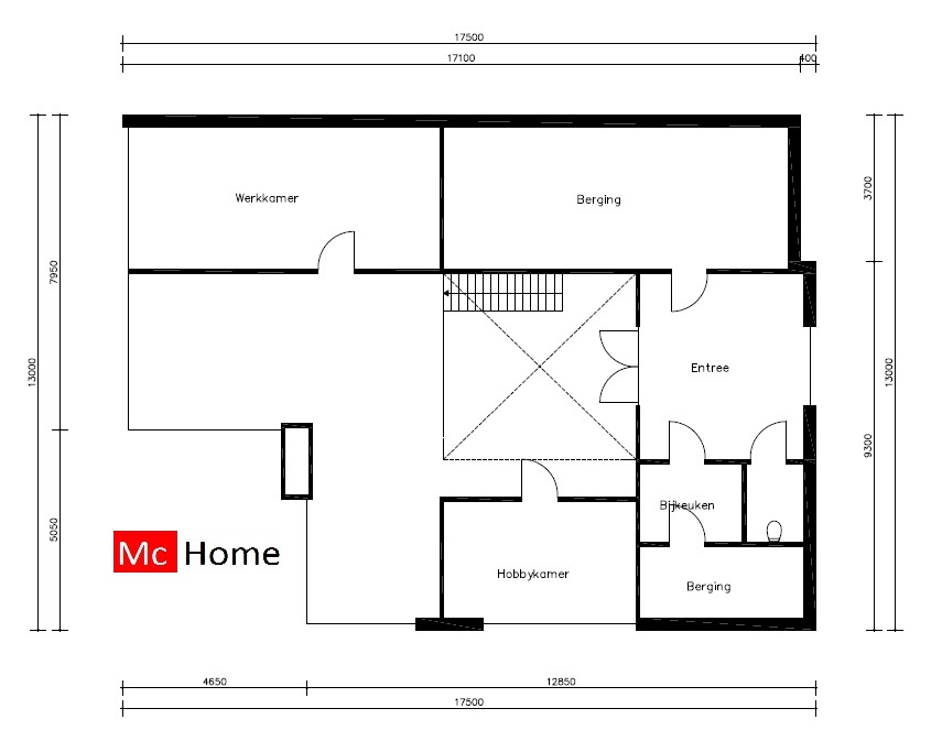 Mc-Home.nl Architectuur Energieneutrale Moderne kubistische villawoning met balkons terrassen M14