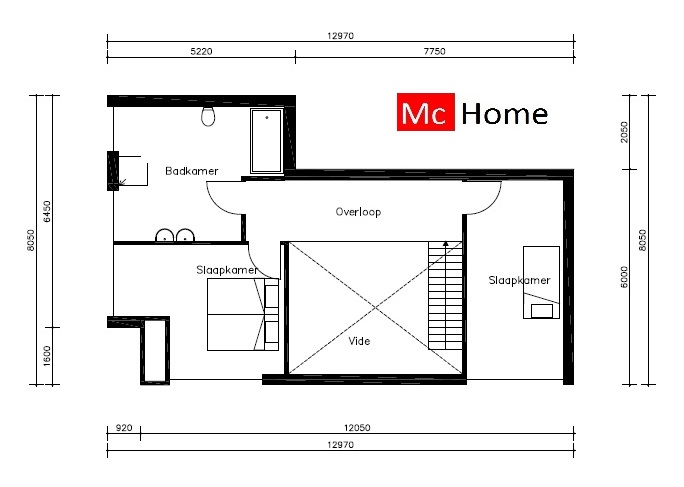 Mc-Home.nl Architectuur Energieneutrale Moderne kubistische villawoning met balkons terrassen M14