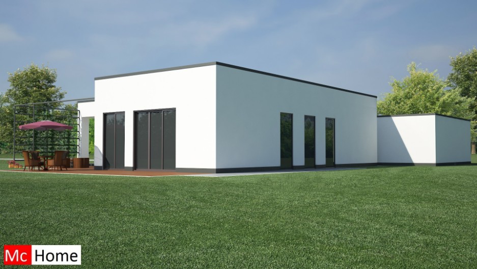Mc-Home.nl B3 levensloopbestendige gelijkvloerse energieneutrale bungalow ontwerpen en bouwen in staalframebouw