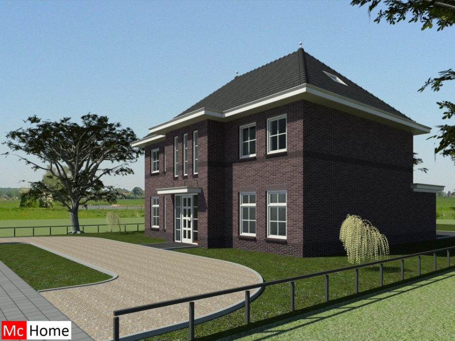 Mc-Home.nl HN2 ontwerp notariswoning bouwen voor goedkopeMc-Home.nl HN2 ontwerp notariswoning goedkoper bouwen passief en energieneutraal in staalframebouw 
